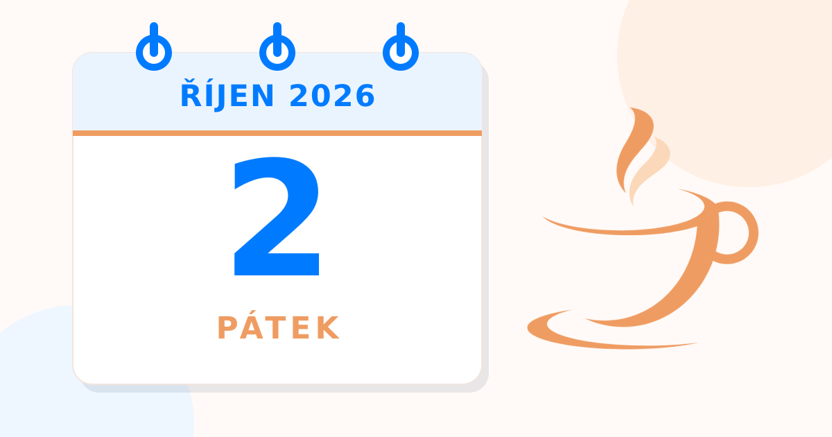 Online Kavárnička se uskuteční v pátek 2. října 2026